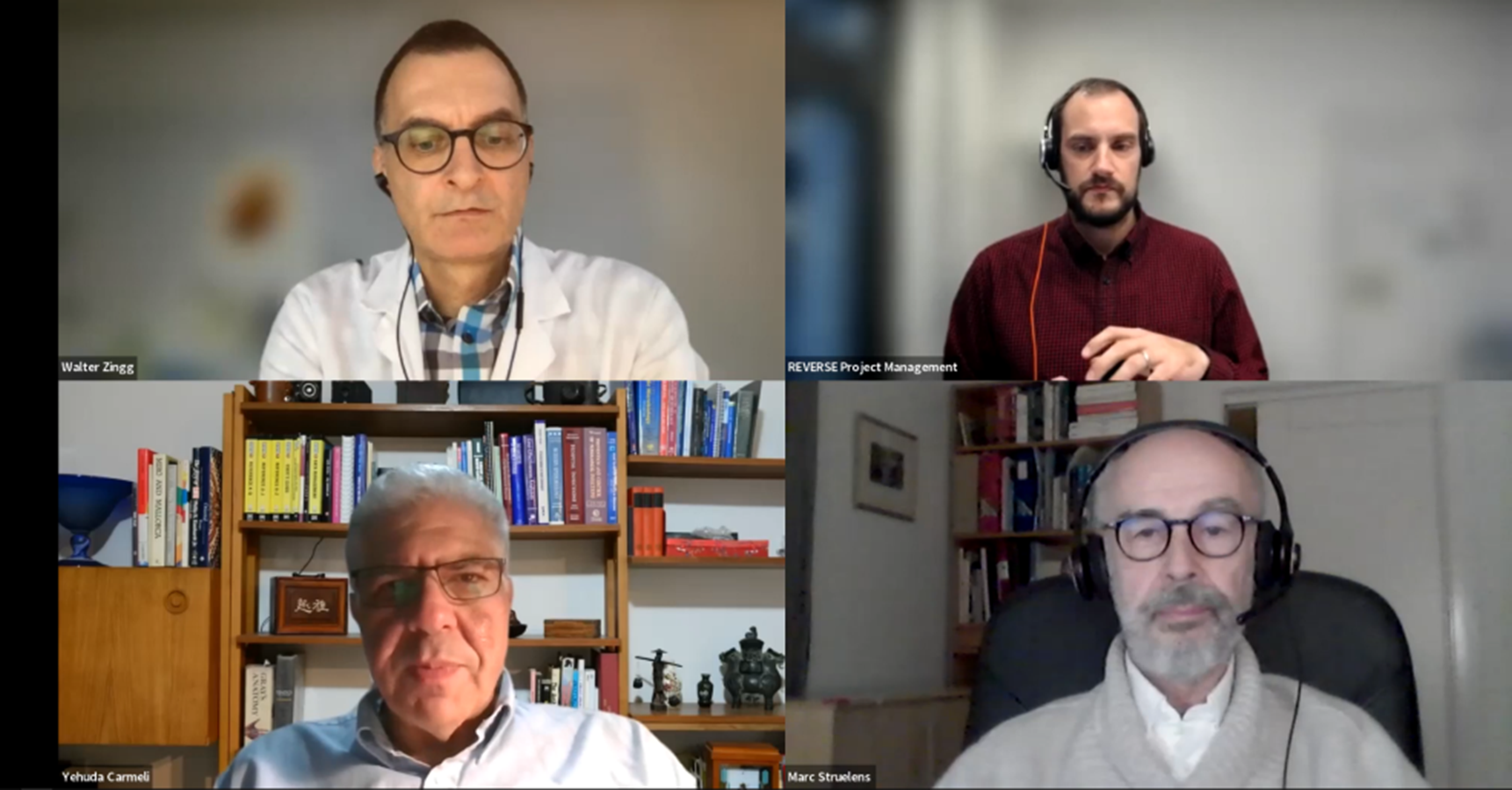 Screenshot from the REVERSE Webinar